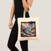 Tote Bag Noël Père Noël 6 (Devant (produit))