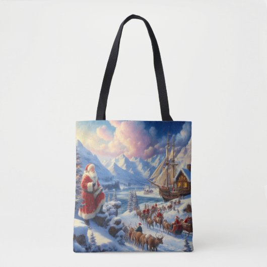 Tote Bag Noël Père Noël 6 (Devant)