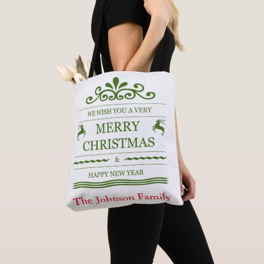 Tote Bag Noël personnalisable (De près)