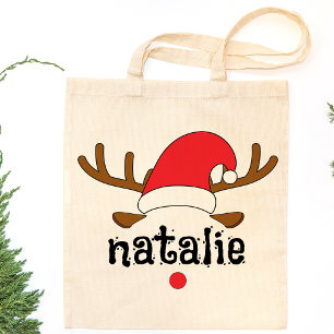 Tote Bag Noël personnalisé Reinder Correspondance personnal