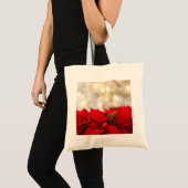 Tote Bag Noël Poinsettia (Devant (produit))