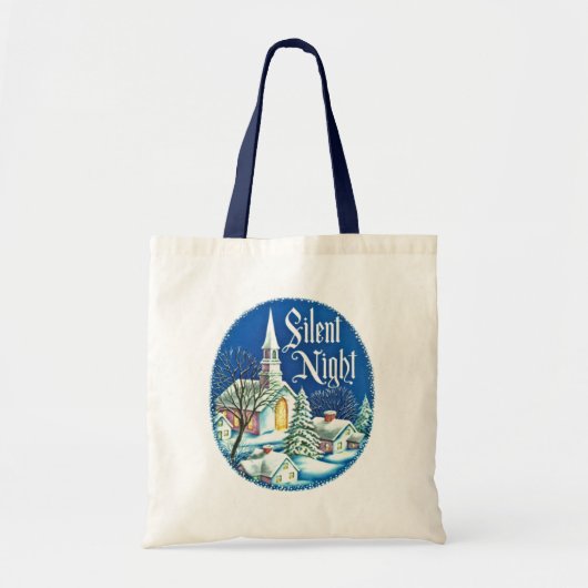Tote Bag Noël rétro vintage (Devant)