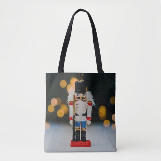 Tote Bag Noël SlipperyJoe nutcracker figurine ornement (Devant)