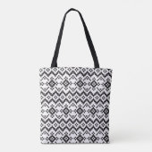 Tote Bag Noël Snowflakes Fair Isle Seamless Patternart (Dos)