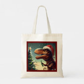Tote Bag Noël T-Rex 4 (Dos)
