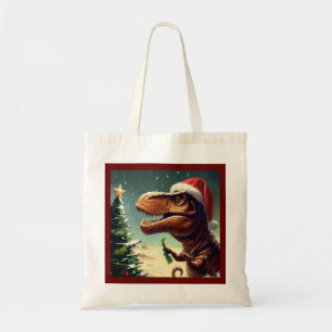 Tote Bag Noël T-Rex 4