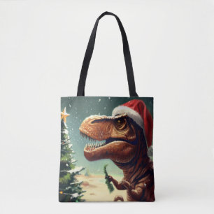 Tote Bag Noël T-Rex 4