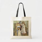 Tote Bag Noël victorien, Bas de Noël pour enfants (Devant)