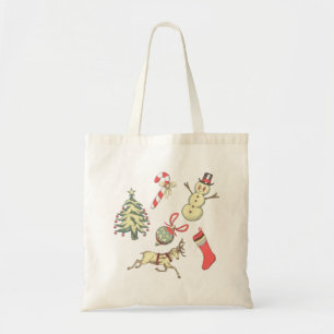 Tote Bag Noël vintage