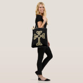 Tote Bag noeud de croix celtique (Sur le modèle)