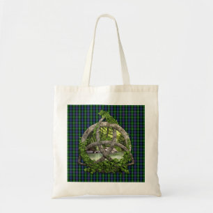 Tote Bag Noeud de trinité et tartan celtiques du Mackenzie