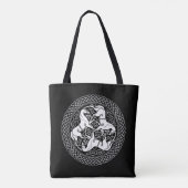 Tote Bag Noeud d'Epona de Celtic avec des chevaux (Dos)