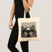 Tote Bag Noir&Blanc 17yro kitty (Devant (produit))