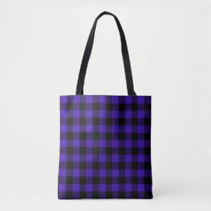 Tote Bag Noir & Bleu prélevé