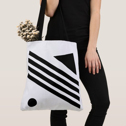 Tote Bag Noir et blanc (De près)