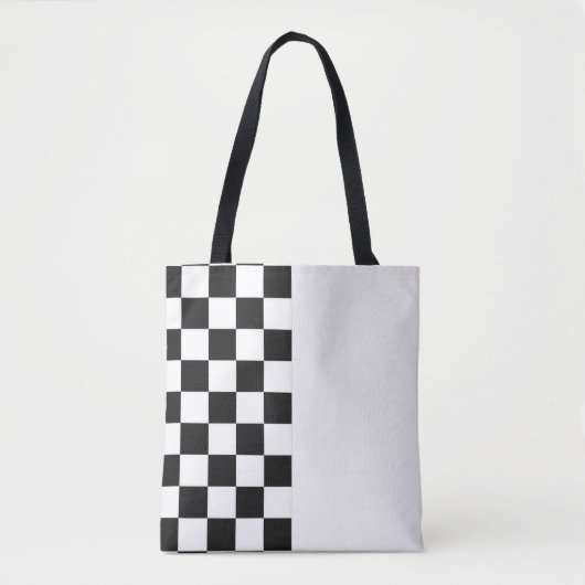 Tote Bag Noir et blanc (Devant)