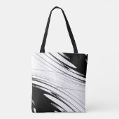 Tote Bag Noir et Blanc Moderne (Dos)
