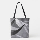 Tote Bag noir et blanc unique (Dos)