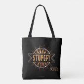 Tote Bag Noir & Or Stupefy Spell Graphisme (Dos)