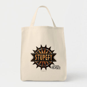 Tote Bag Noir & Or Stupefy Spell Graphisme