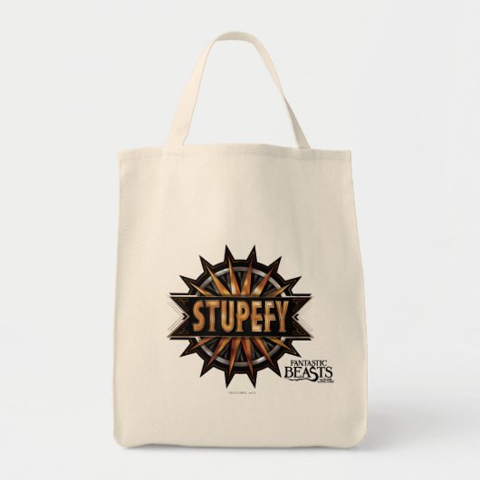 Tote Bag Noir & Or Stupefy Spell Graphisme (Devant)