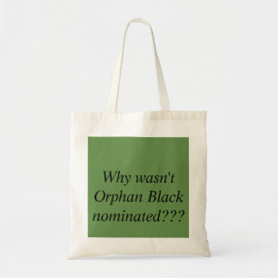 Tote Bag Noir orphelin nommé question