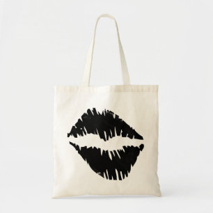 Tote Bag Noircissez un baiser Goth de peloton de jeune