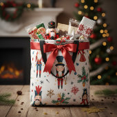 Tote Bag Noisette Ballet Noël Motif sans couture