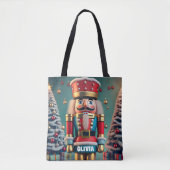 Tote Bag Noisette Noël Personnalisé Femmes (Devant)