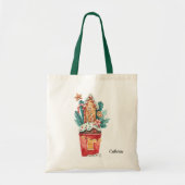 Tote Bag Nom, Aquarelle Magique Sweets House (Devant)