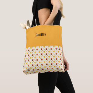 Tote Bag Nom de bonbons en forme de maïs des étoiles d'Hall
