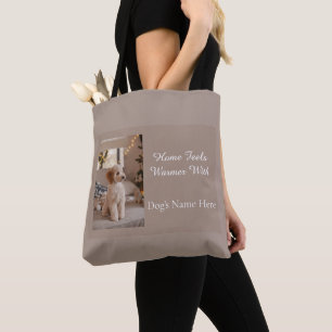 Tote Bag Nom de chien personnalisé, Cadeau personnalisé pou