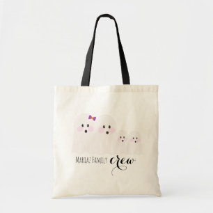 Tote Bag Nom de famille de fantômes Halloween Équipage Mama