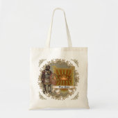 Tote Bag Nom de famille du bouclier de crête (Devant)