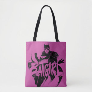Tote Bag Nom de la brosse à encre Batgirl