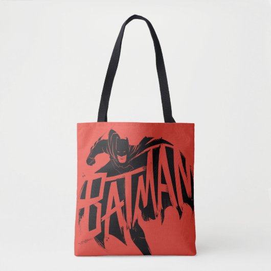 Tote Bag Nom de la brosse encre Batman (Devant)