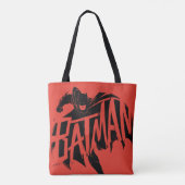 Tote Bag Nom de la brosse encre Batman (Dos)