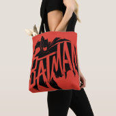 Tote Bag Nom de la brosse encre Batman (De près)