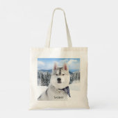 Tote Bag Nom de la photo de l'animal (Dos)