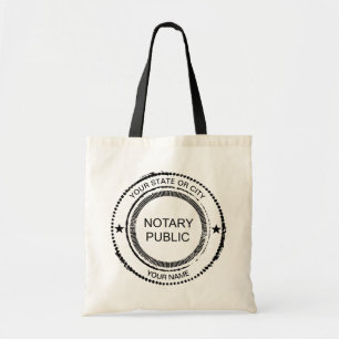 Tote Bag Nom de la ville du phoque dérangé du public notair
