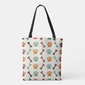 Tote Bag Nom de l'animal de compagnie de chien de chien de (Dos)