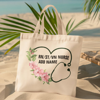 Tote Bag Nom de l'élève/de l'ancien combattant/de l'inscrit