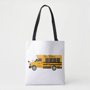 Tote Bag Nom de l'enseignant Prénom Année Classe sur tout