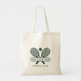 Tote Bag Nom de l'équipe de joueurs de club de tennis sur g