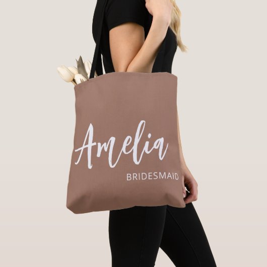 Tote Bag Nom de script personnalisé : Enterrement de vie de (De près)