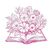 Tote Bag Nom de script rose élégant tendance