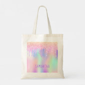 Tote Bag Nom des gouttes de parties scintillant de menthe r (Dos)