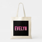 Tote Bag Nom d'Evelyn (Dos)