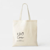 Tote Bag Nom du cadeau de témoin de mariage (Dos)
