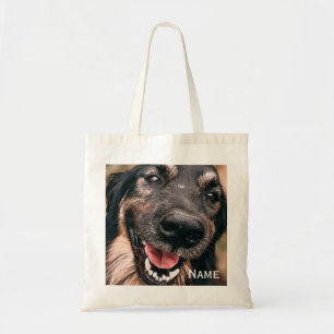 Tote Bag Nom du chat photo de chien de compagnie personnali
